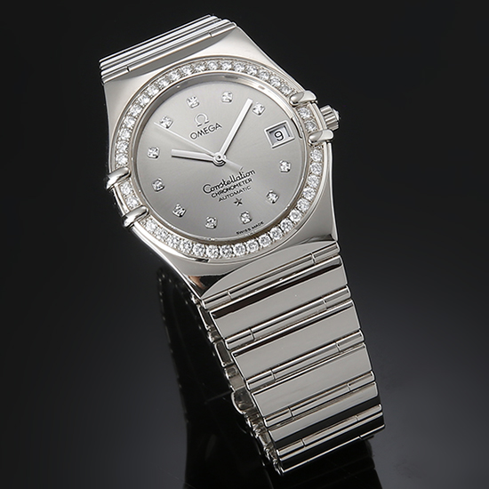 OMEGA(USED) 컨스틸레이션 화이트골드 다이아베젤