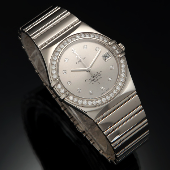 OMEGA(USED) 컨스틸레이션 화이트골드 다이아베젤