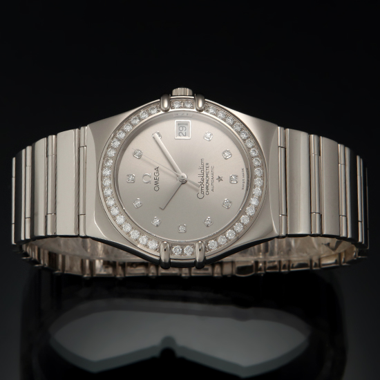 OMEGA(USED) 컨스틸레이션 화이트골드 다이아베젤