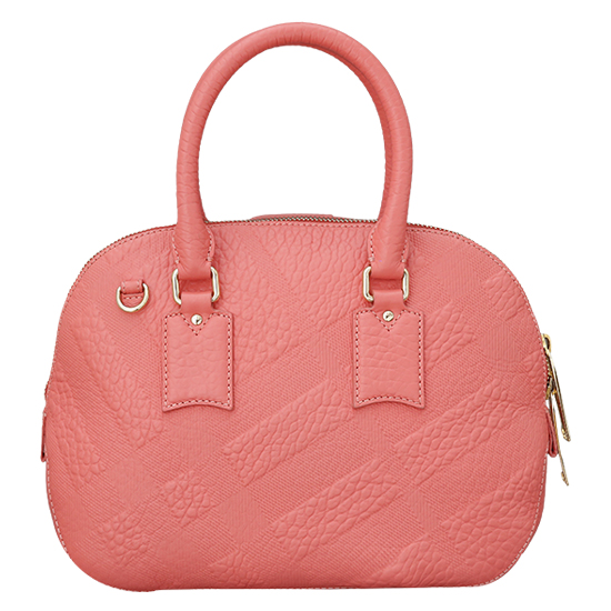 BURBERRY(USED)핑크 레더 오차드백