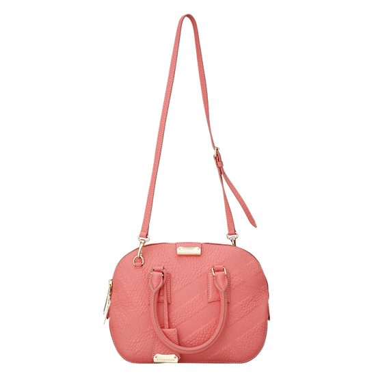 BURBERRY(USED)핑크 레더 오차드백
