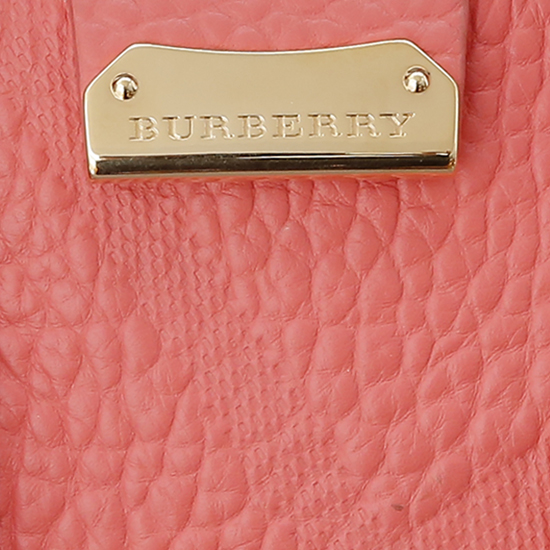 BURBERRY(USED)핑크 레더 오차드백
