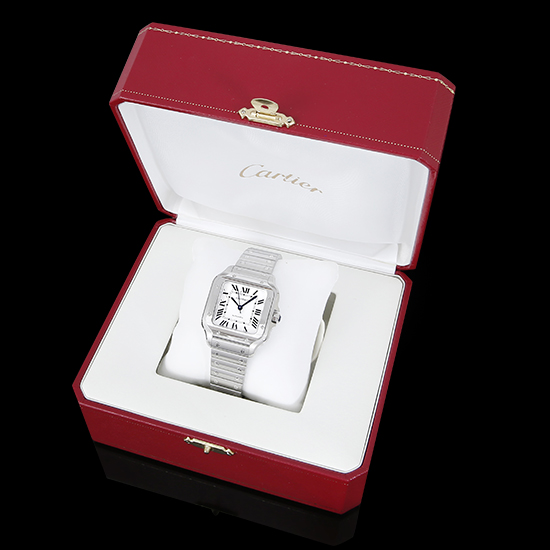 CARTIER(USED)뉴 산토스 갈베 스틸L
