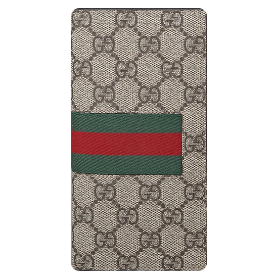 GUCCI(USED) 구찌 GG로고 PVC 삼선 장지갑