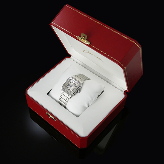CARTIER(USED) 산토스 갈베 스틸 라지