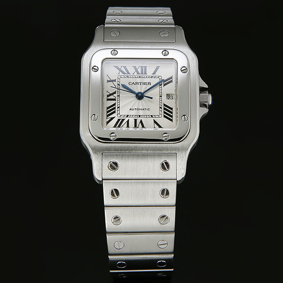 CARTIER(USED) 산토스 갈베 스틸 라지