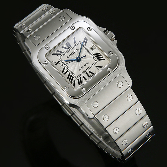 CARTIER(USED) 산토스 갈베 스틸 라지