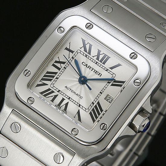 CARTIER(USED) 산토스 갈베 스틸 라지