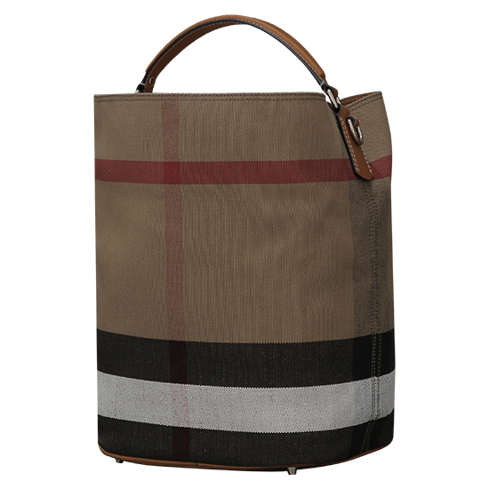 BURBERRY(USED)애쉬비 캔버스 체크 호보백