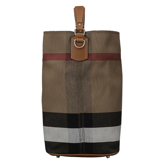 BURBERRY(USED)애쉬비 캔버스 체크 호보백