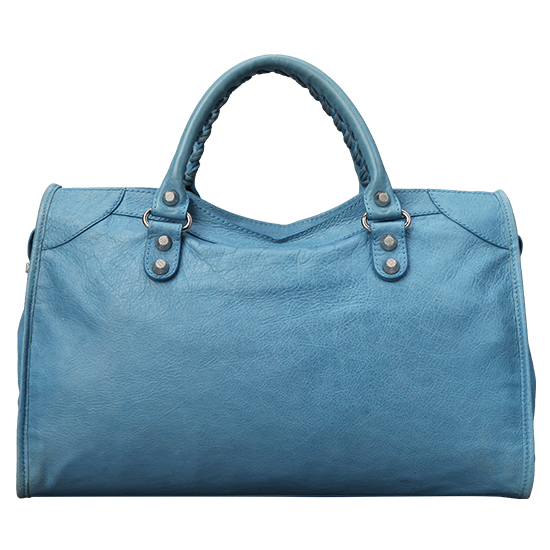 BALENCIAGA(USED)자이언트 시티 블루 토트백
