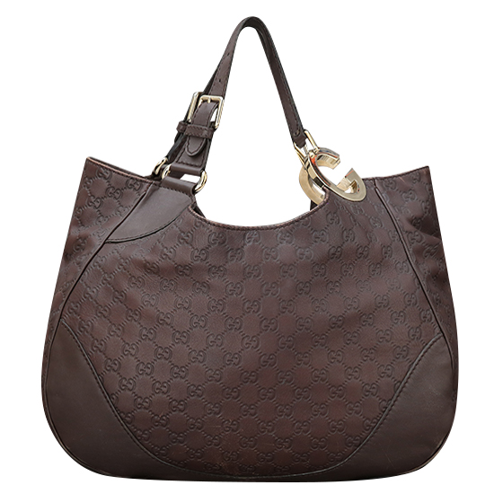 GUCCI(USED) 구찌 GG로고 씨마 레더 G숄더백