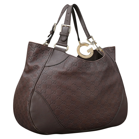 GUCCI(USED) 구찌 GG로고 씨마 레더 G숄더백