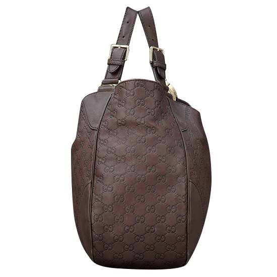 GUCCI(USED) 구찌 GG로고 씨마 레더 G숄더백