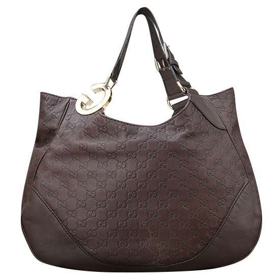 GUCCI(USED) 구찌 GG로고 씨마 레더 G숄더백