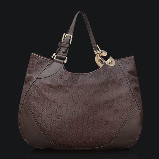 GUCCI(USED) 구찌 GG로고 씨마 레더 G숄더백