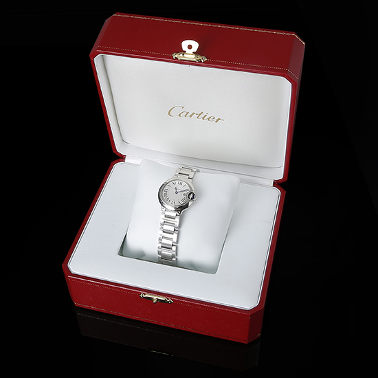 CARTIER(USED) 발롱블루 스틸 28
