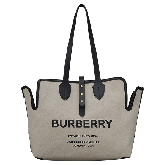 BURBERRY(USED)코튼 로고프린팅 쇼퍼