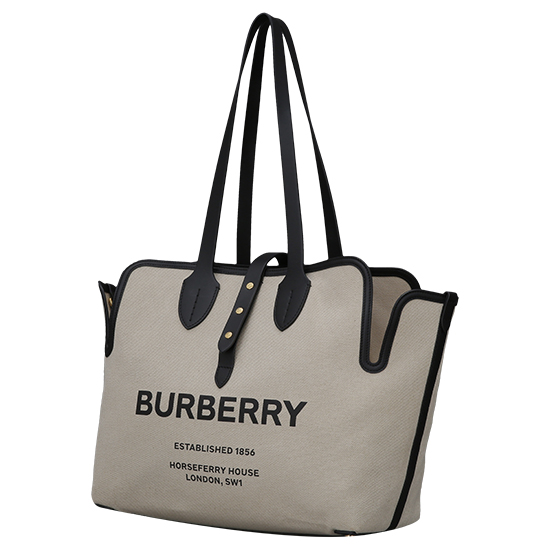 BURBERRY(USED)코튼 로고프린팅 쇼퍼