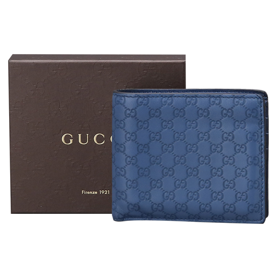 GUCCI(USED) 구찌 GG로고 씨마 레더 반지갑