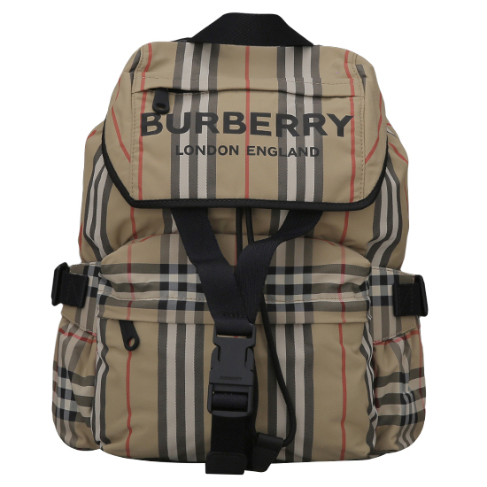 BURBERRY(USED)윌핀 스몰 아이콘 스트라이프 백팩