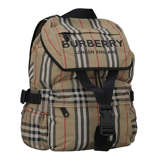 BURBERRY(USED)윌핀 스몰 아이콘 스트라이프 백팩
