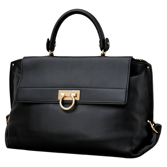 FERRAGAMO(USED)소피아 블랙 라지