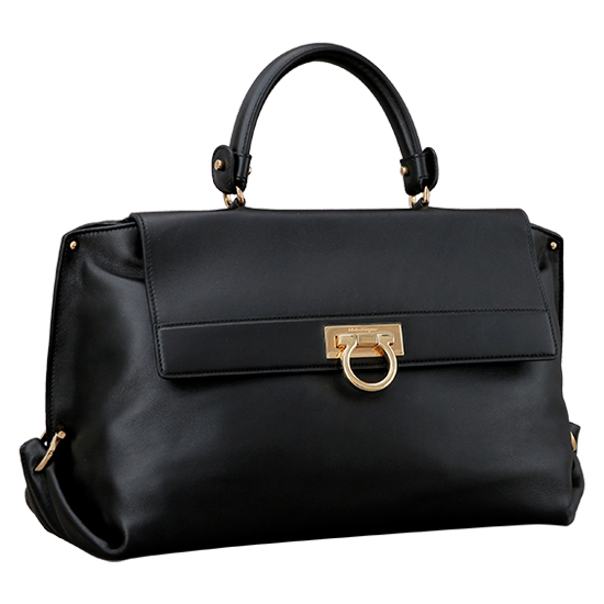 FERRAGAMO(USED)소피아 블랙 라지
