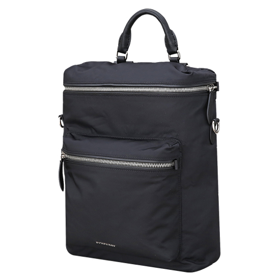BURBERRY(USED)블랙 패브릭 백팩