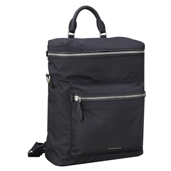 BURBERRY(USED)블랙 패브릭 백팩