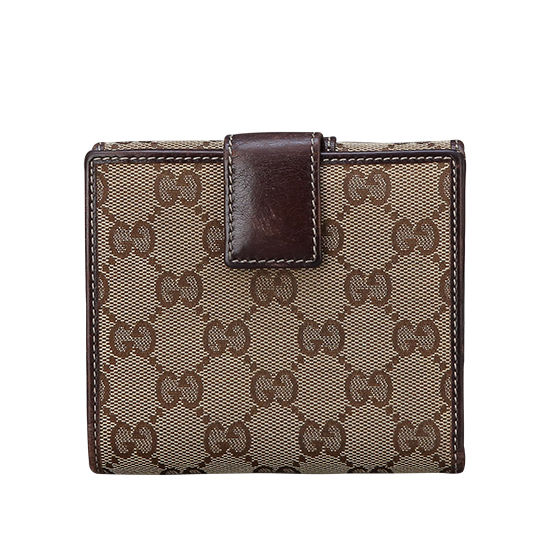 GUCCI(USED) 구찌 GG로고 패브릭 반지갑