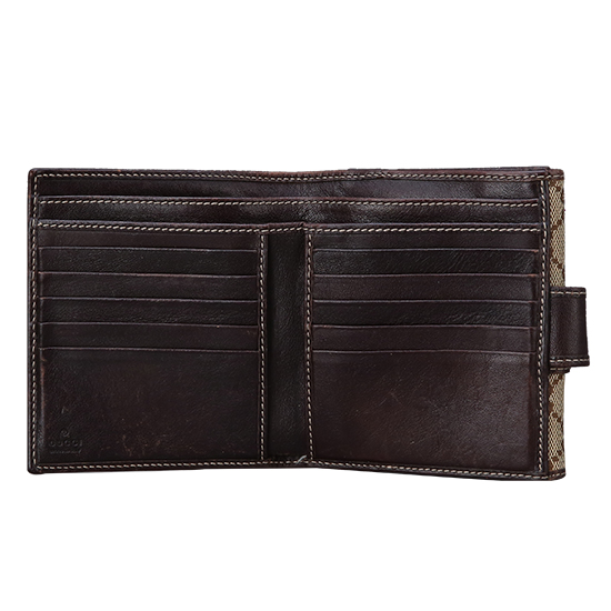 GUCCI(USED) 구찌 GG로고 패브릭 반지갑