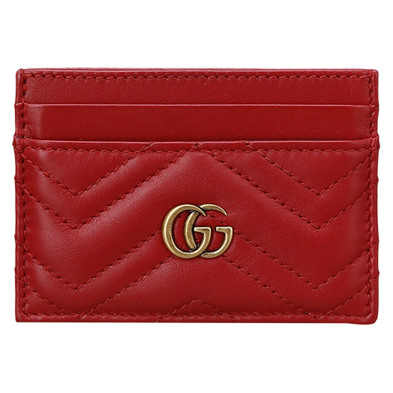 GUCCI(USED) 구찌 GG로고 마몽트 카드 지갑