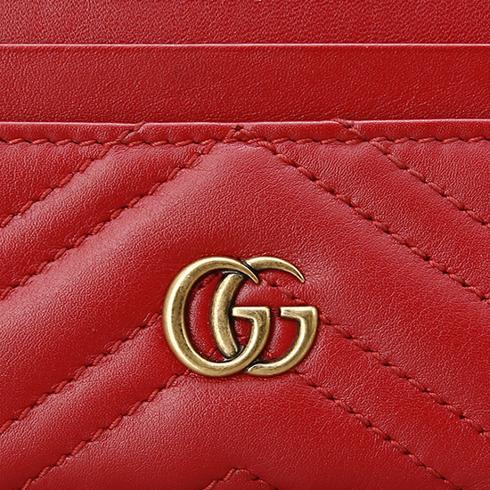GUCCI(USED) 구찌 GG로고 마몽트 카드 지갑