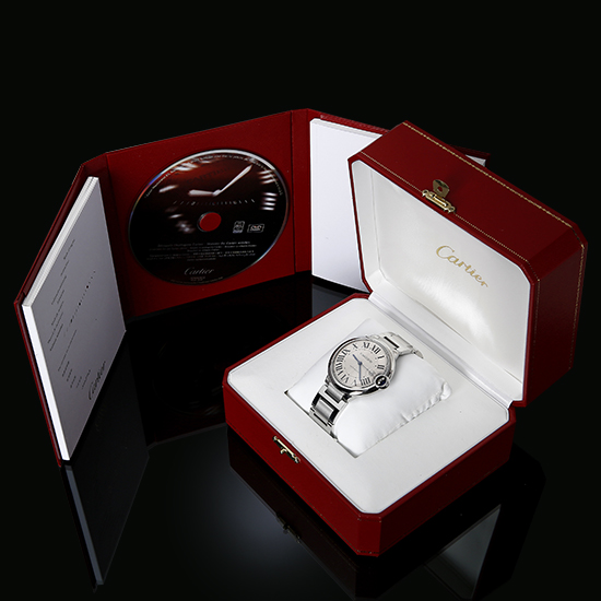 CARTIER(USED) 발롱블루 스틸 42 오토