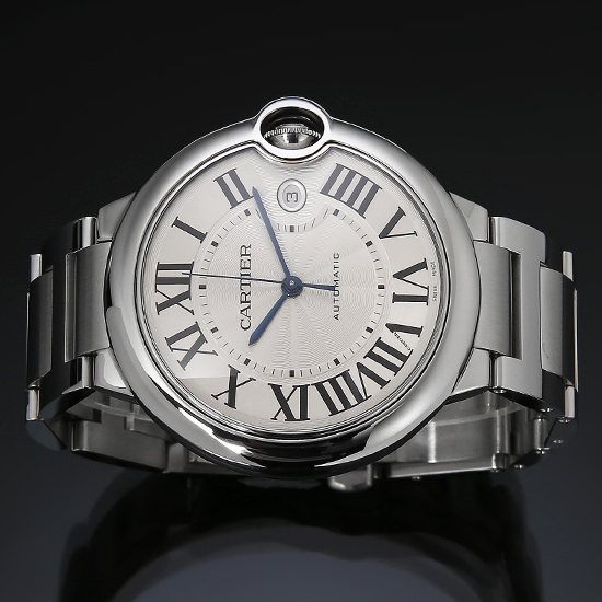 CARTIER(USED) 발롱블루 스틸 42 오토