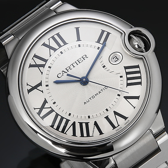 CARTIER(USED) 발롱블루 스틸 42 오토