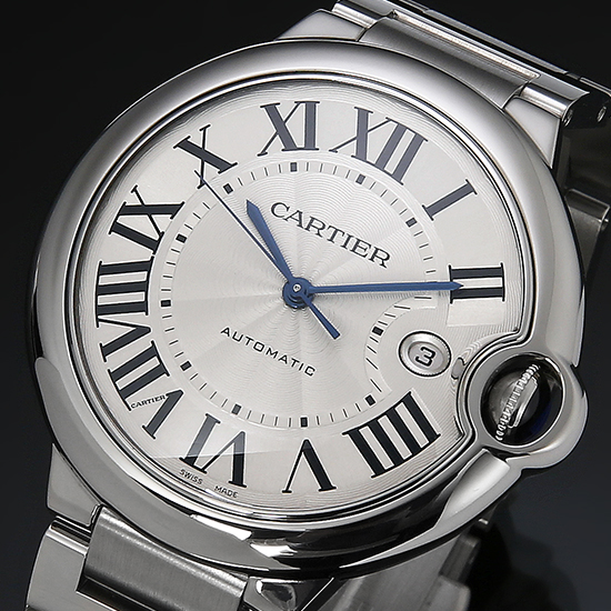 CARTIER(USED) 발롱블루 스틸 42 오토