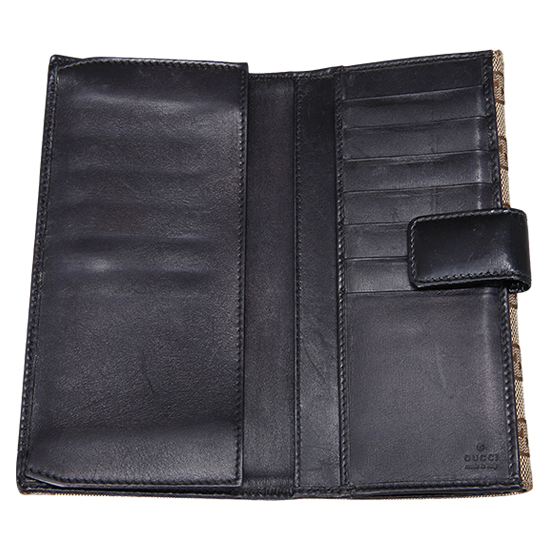 GUCCI(USED) 구찌 GG로고 패브릭 장지갑