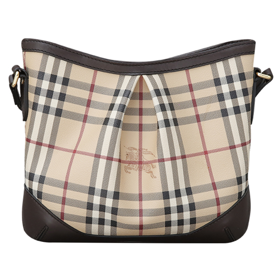 BURBERRY(USED)노바체크 PVC 숄더겸 크로스백