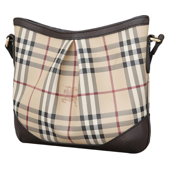 BURBERRY(USED)노바체크 PVC 숄더겸 크로스백