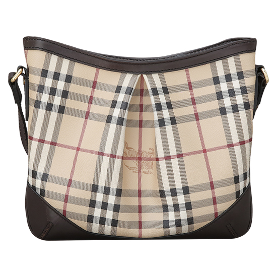 BURBERRY(USED)노바체크 PVC 숄더겸 크로스백