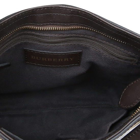 BURBERRY(USED)노바체크 PVC 숄더겸 크로스백