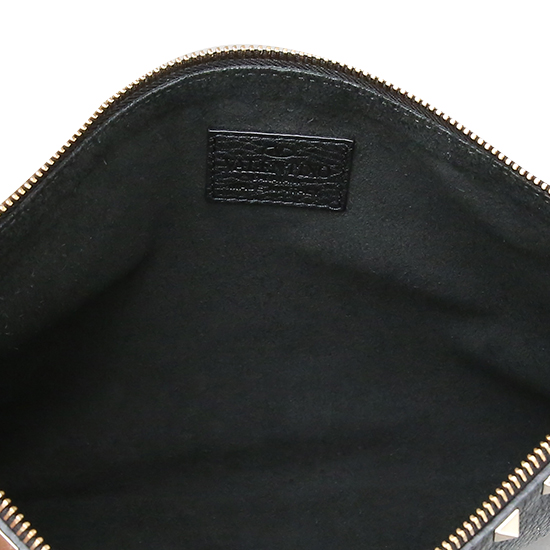 VALENTINO(USED)락스터드 블랙 클러치