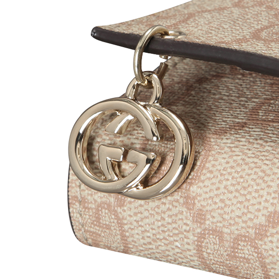 GUCCI(USED) 구찌 GG로고 씨마 레더 장지갑 겸 클러치
