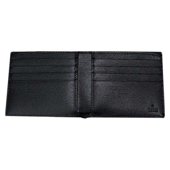 GUCCI(USED) 구찌 블랙 레더 스네이크 반지갑