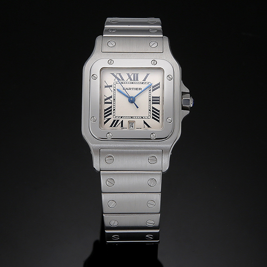 CARTIER(USED)산토스 갈베 스틸 라지