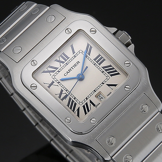 CARTIER(USED)산토스 갈베 스틸 라지