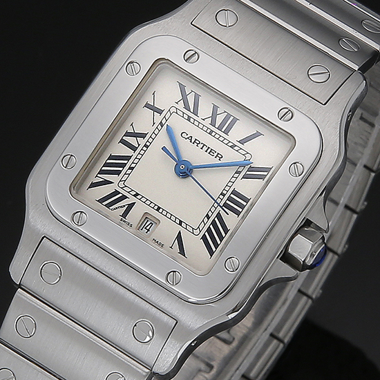 CARTIER(USED)산토스 갈베 스틸 라지