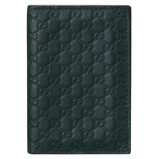 GUCCI(USED) 구찌 GG로고 씨마 그린 카드지갑